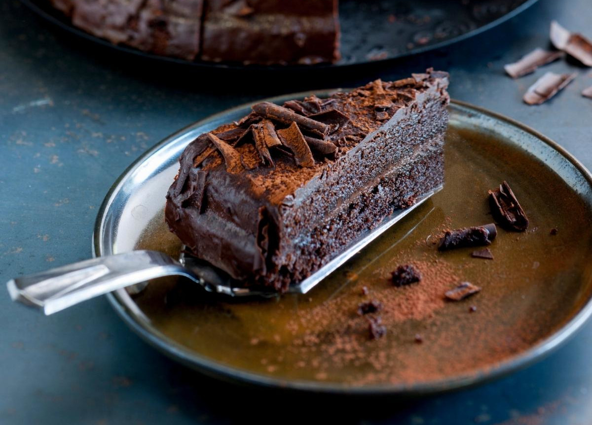 Šokolādes torte ar mandelēm. 80gr.